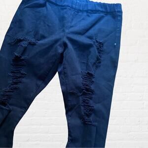 Joe’s Jeans pull up distressed jegging style jeans